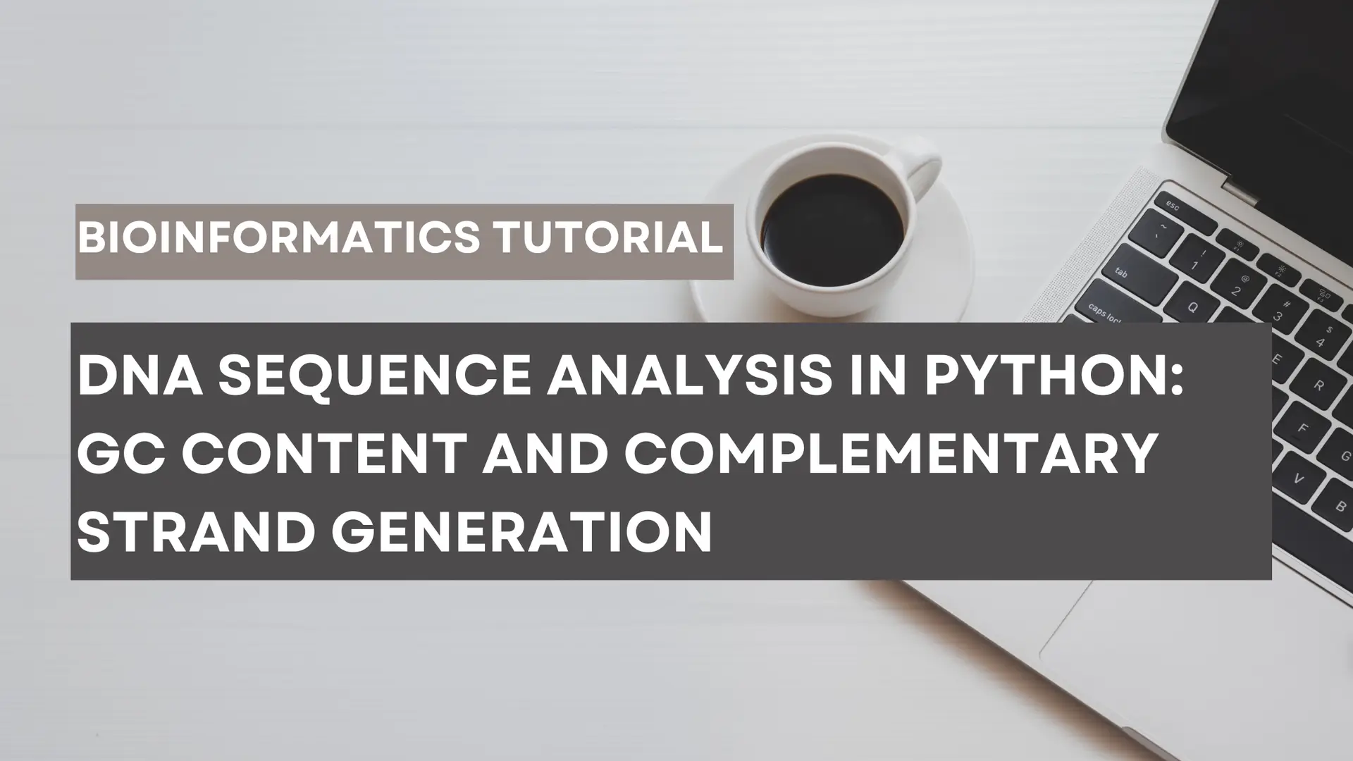 Read more about the article DNA Sequence Analysis in Python: GC Content and Complementary Strands
