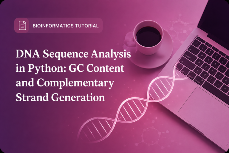 DNA Sequence Analysis in Python: GC Content and Complementary Strands