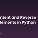 GC Content and Reverse Complements in Python